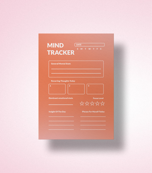 Mind Tracker Template – Weekly Mental Clarity & Emotional Organization PDF