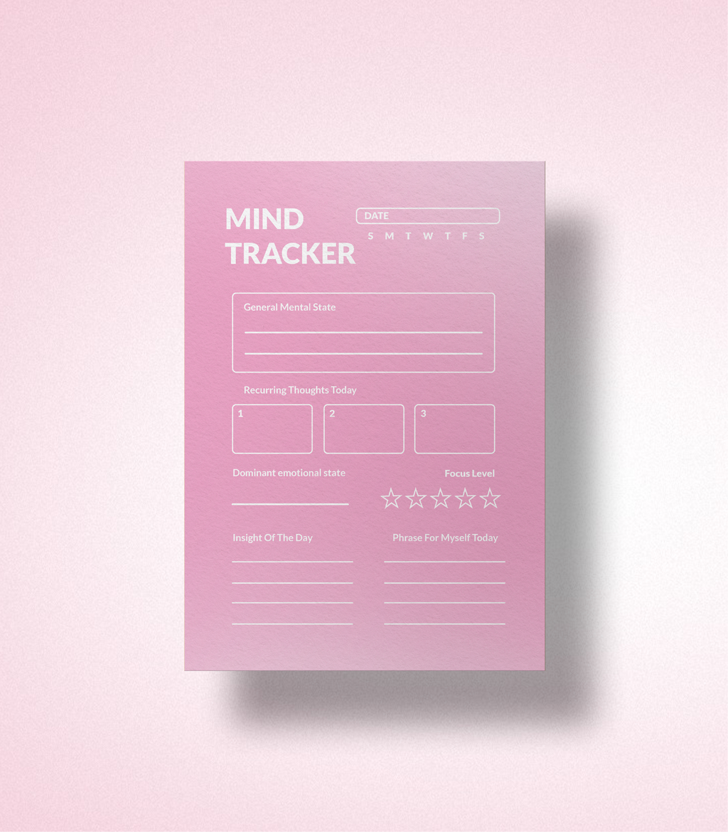 Mind Tracker Template – Weekly Mental Clarity & Emotional Organization PDF